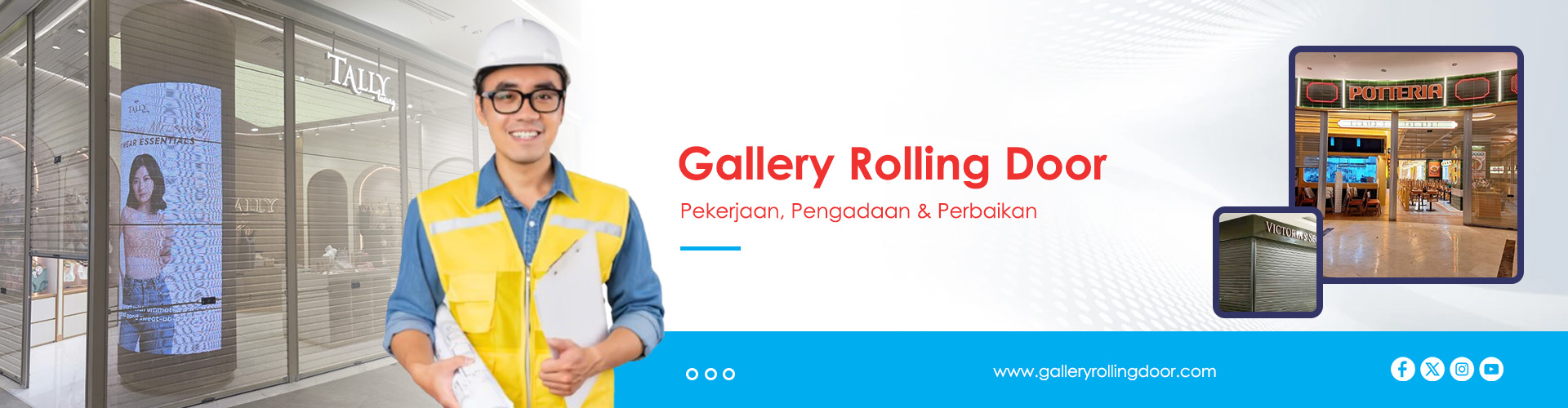 subheader gallery rolling door